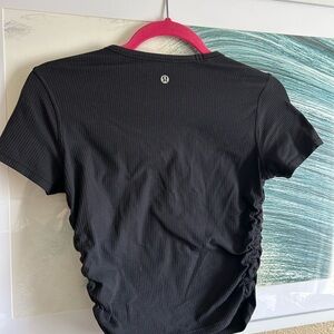 Black Lululemon Short Sleeve Top